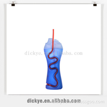 Dickye Ice Dome Lid Cup with Straw